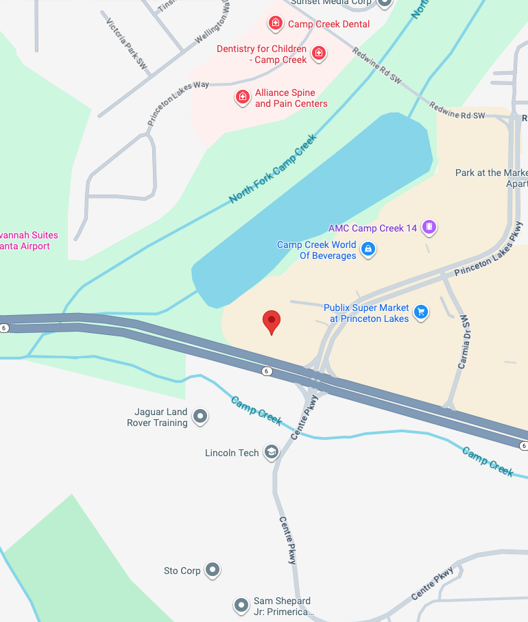 Camp Creek Map